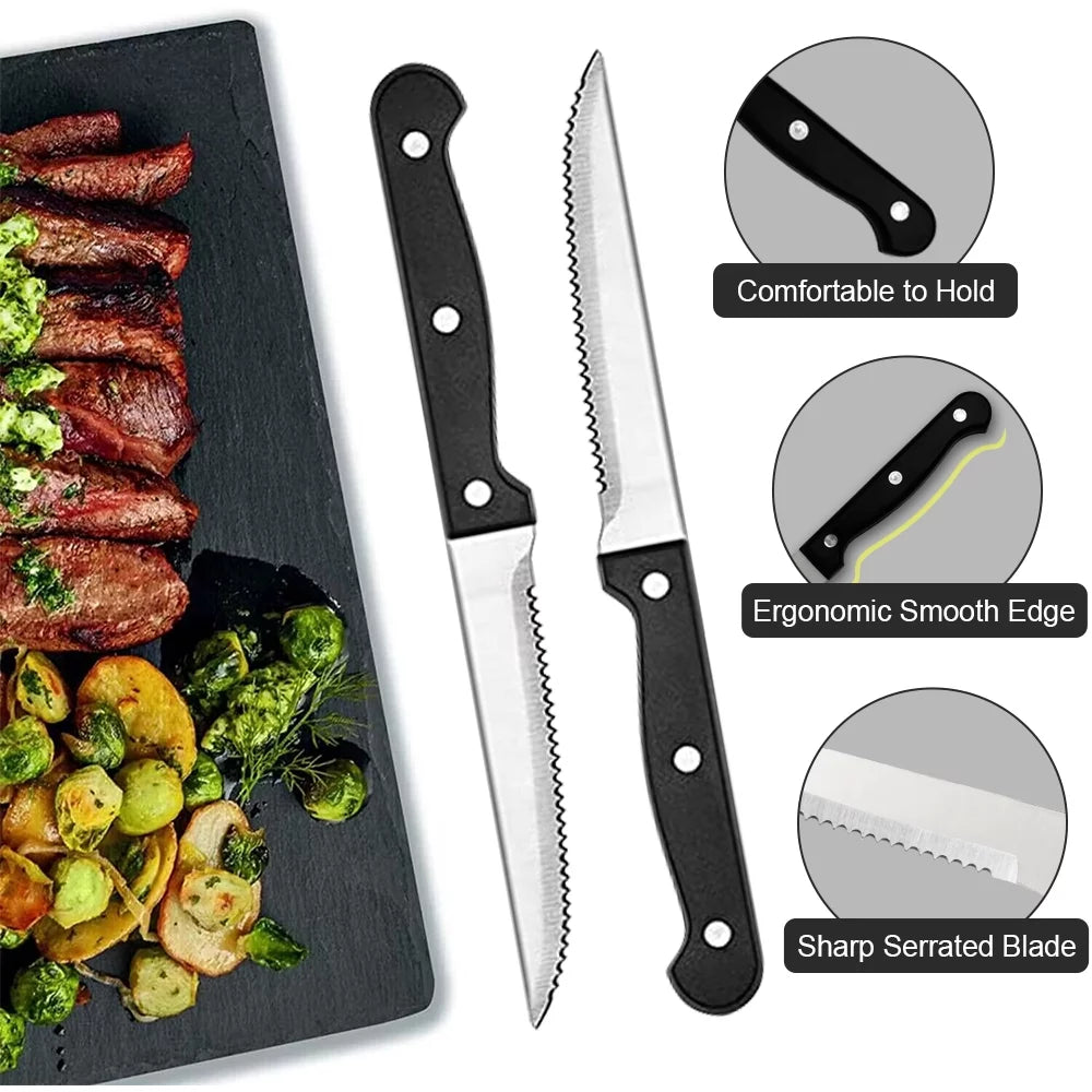 48-Pieces Stainless Steel Silverware Set N413952