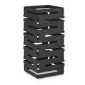 Black Matte Finish Square Multi-Level Riser C97726