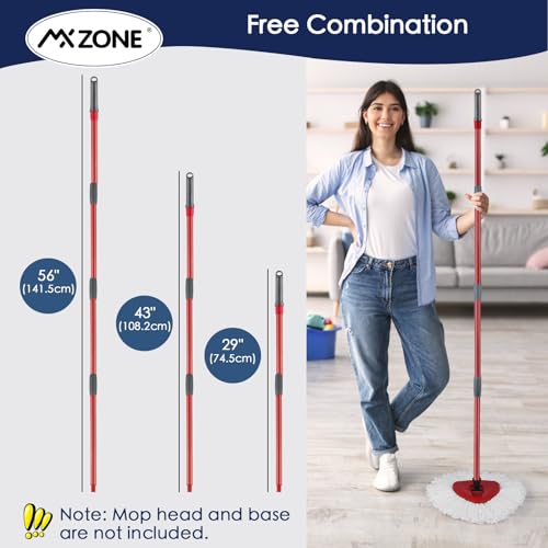 Spin Mop Head Replacement Base Handle 4 Mop Replace Heads Combo Set A1198