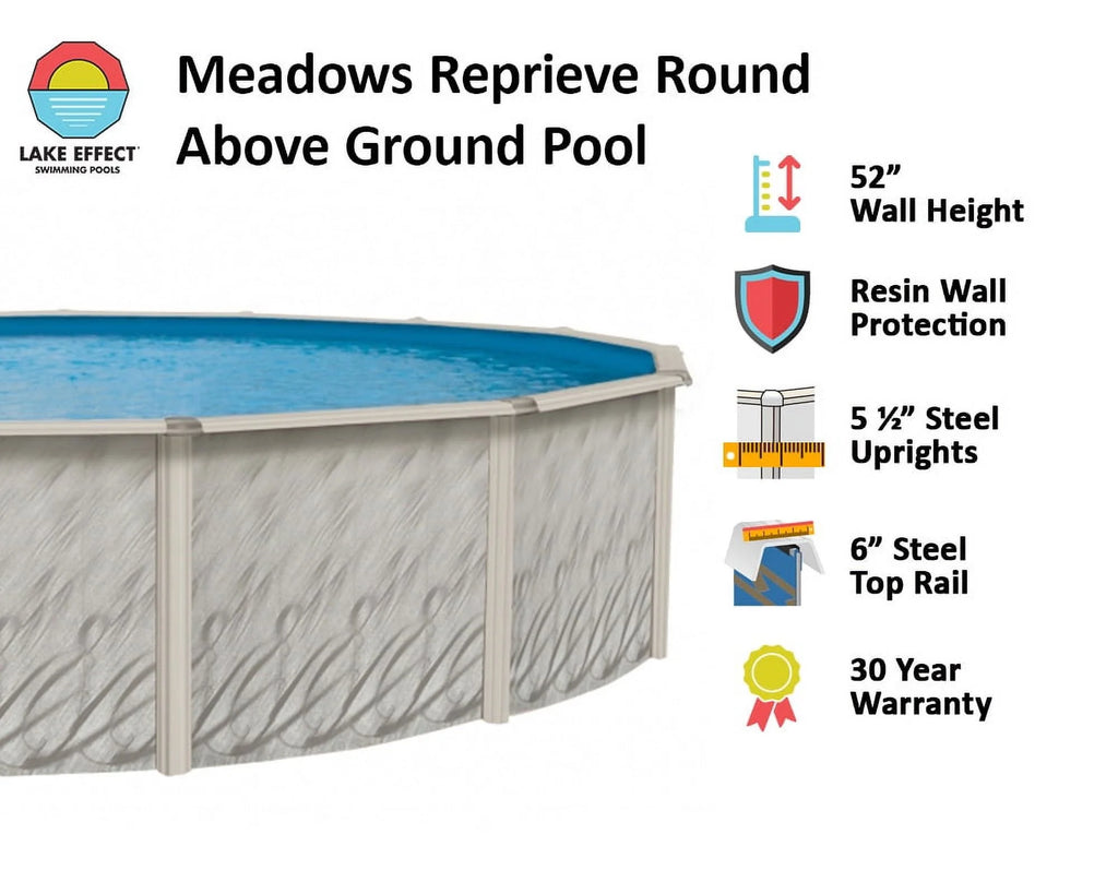 12' x 24' x 52 Oval Above Ground Swimming Pool I482602