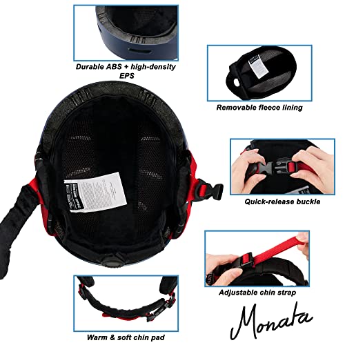 Ski Helmet Snowboard Helmet with Ear Pads I3360