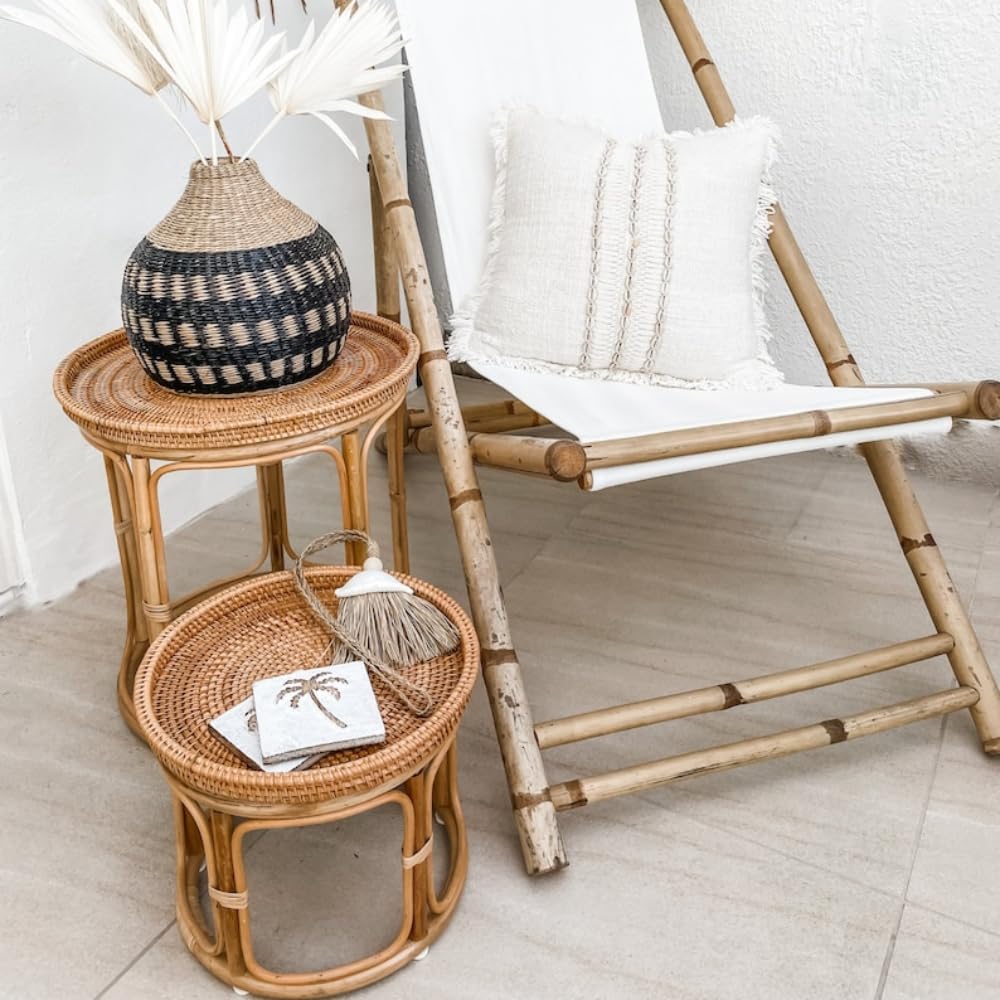 Rattan Side Table Set M173708