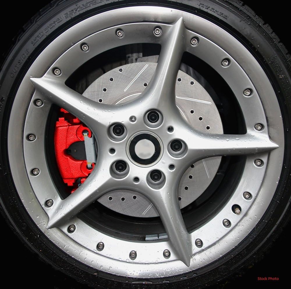 Black Calipers + Ceramic Brake Pads + Hardware Kit T76614