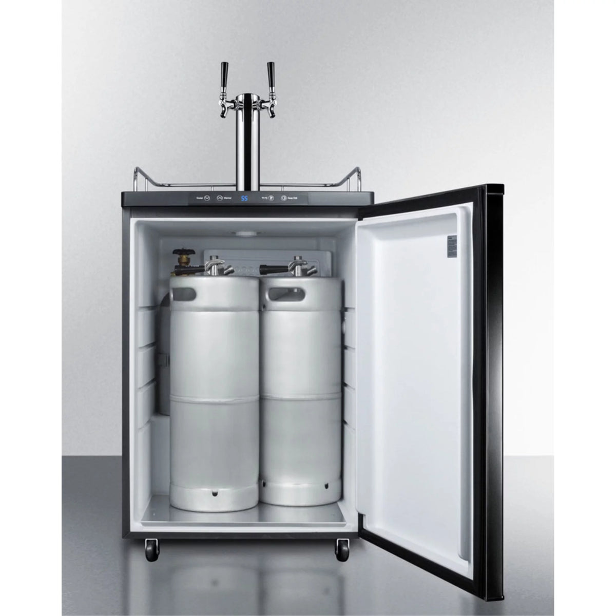 Built-in Auto Defrost Dual Tap Beer Dispenser Z51890