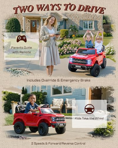 24V 2 Seater Kids Ride On Truck with Remote Control Z25443
