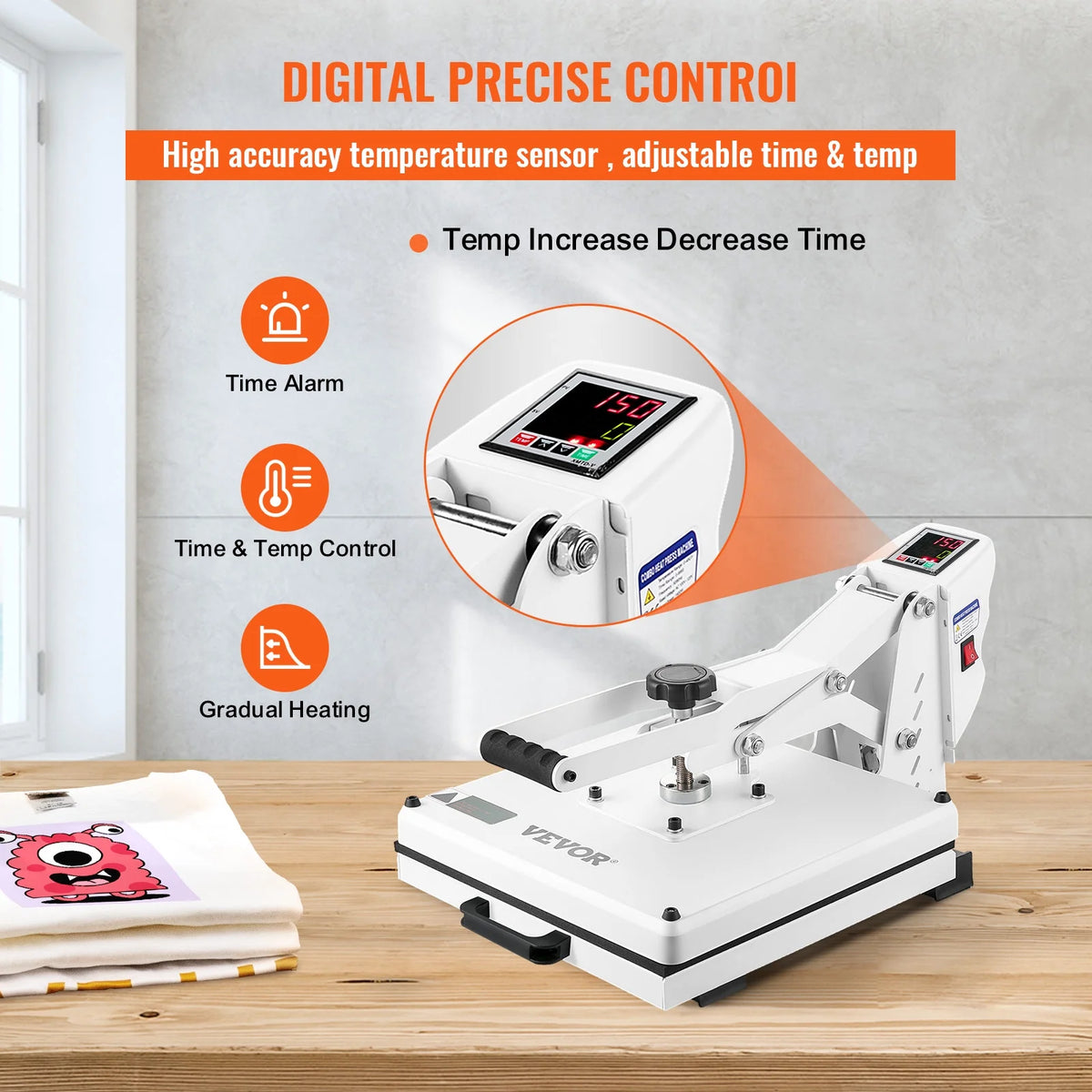 15"x15" Swing Away Heat Press Machine Z517