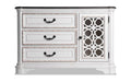 White Oak TV Chest V976