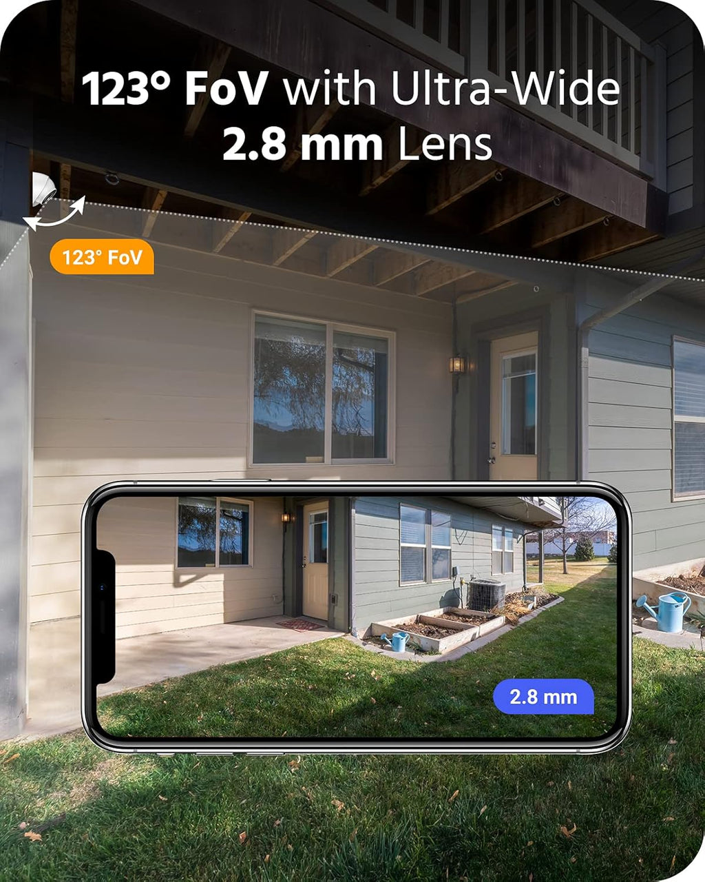 8MP 16 Channel Security Camera System with 8pcs 4K Turret Cameras, 3TB HDD M5116