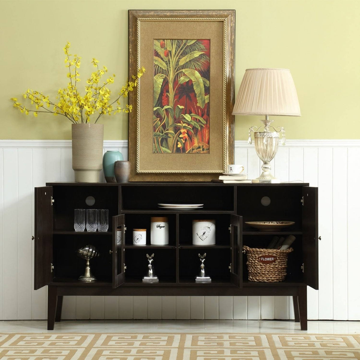Solid Wood Sideboard Cabinet B88228