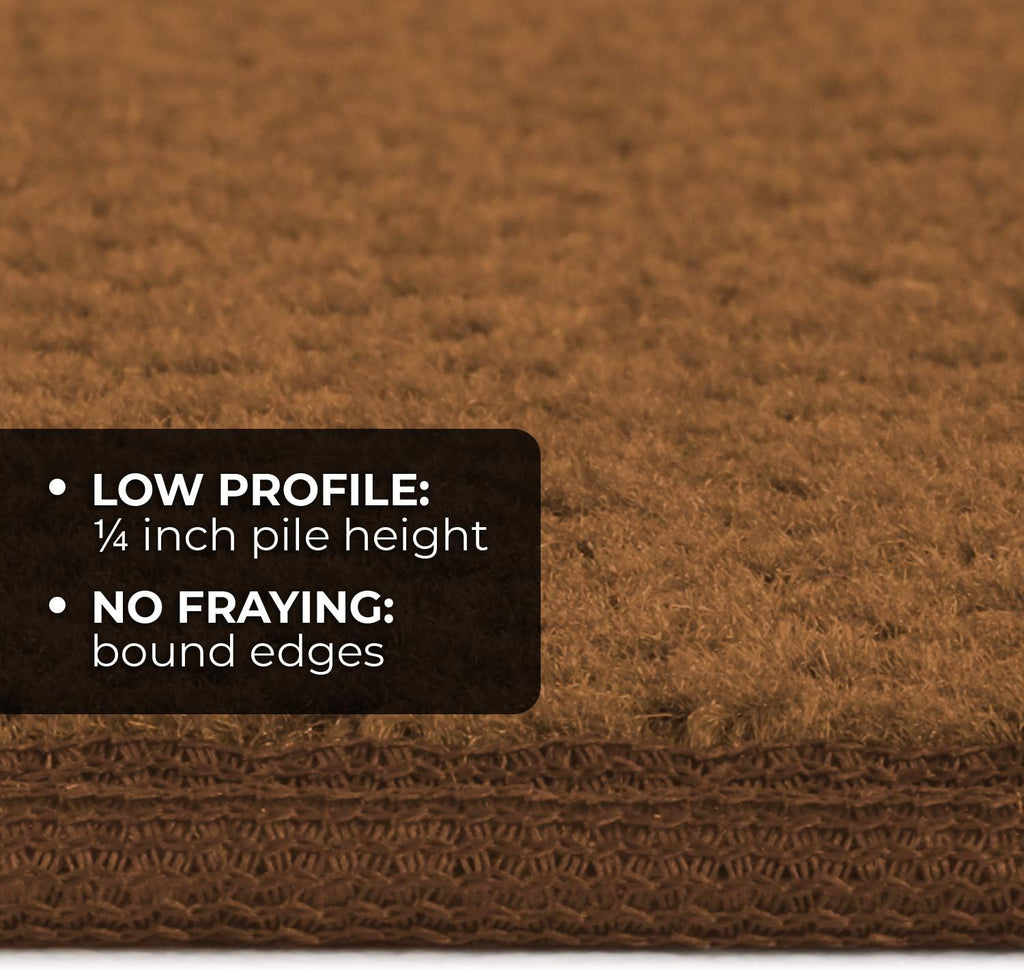Skid-Resistant Carpet Runner Toffee Brown 8 Feet X 27 Inches K335396