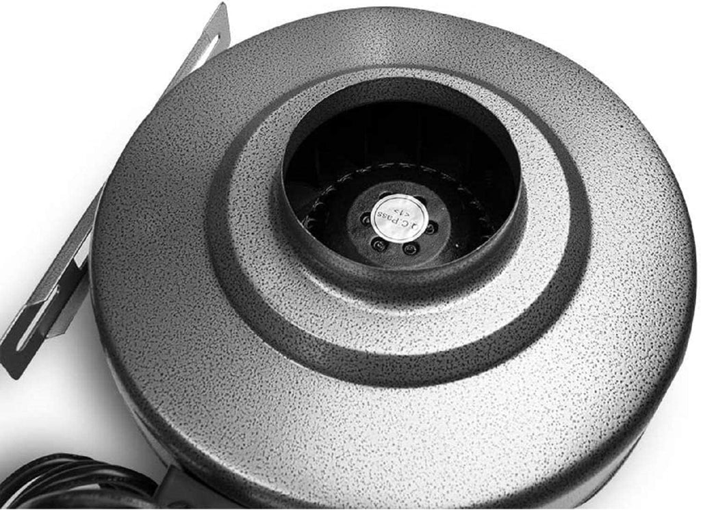 6 Inch 442 CFM Inline Fan with Carbon Filter Ducting and Rope Hangers U5873