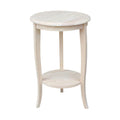 Solid Wood Round End Table Y3214