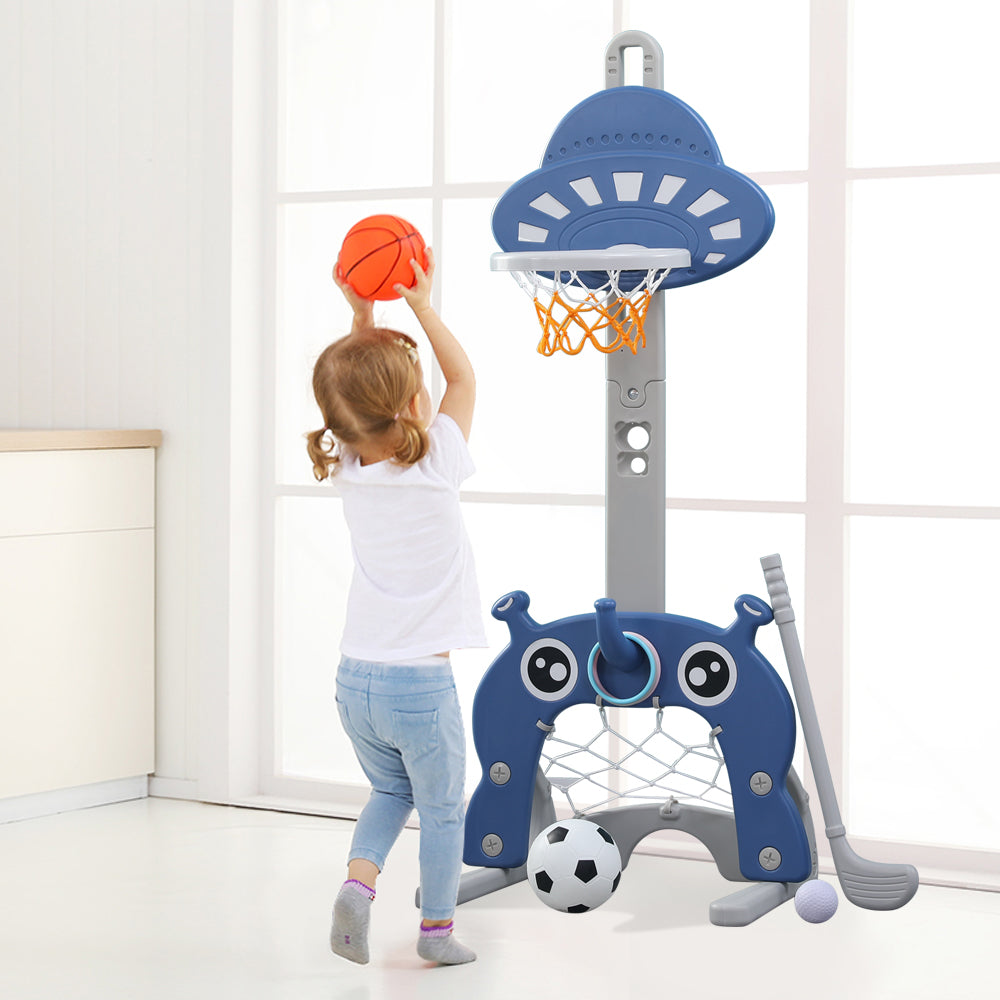 5 in 1 Kids Basketball Hoop Sports Activity Center D543301