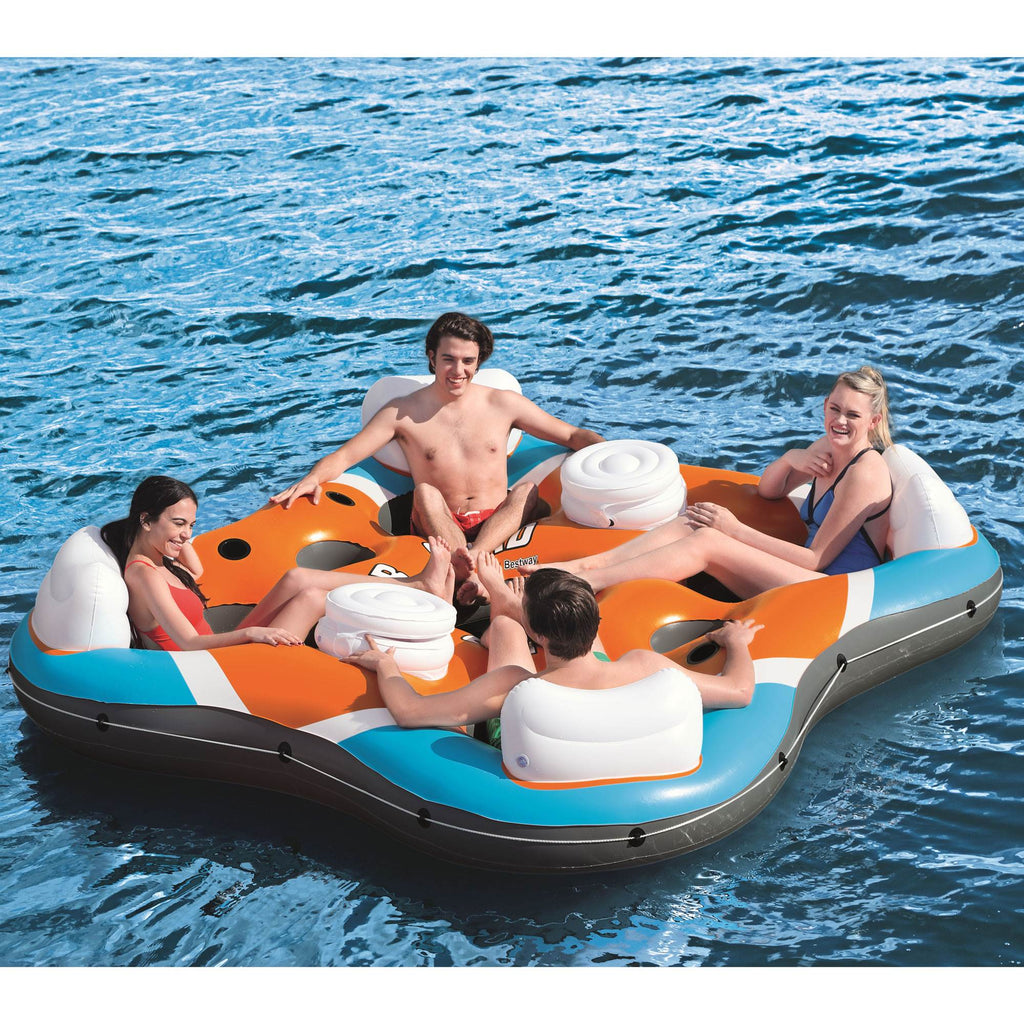 4 Person River Lake Raft and Electric Air Pump V56517