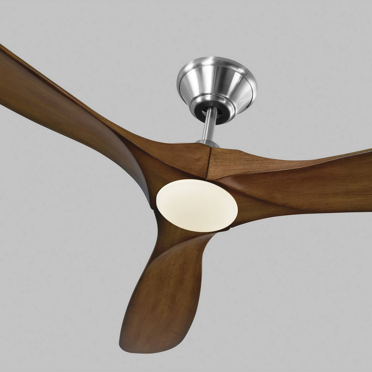 Brushed Steel LED Ceiling Fan F917116