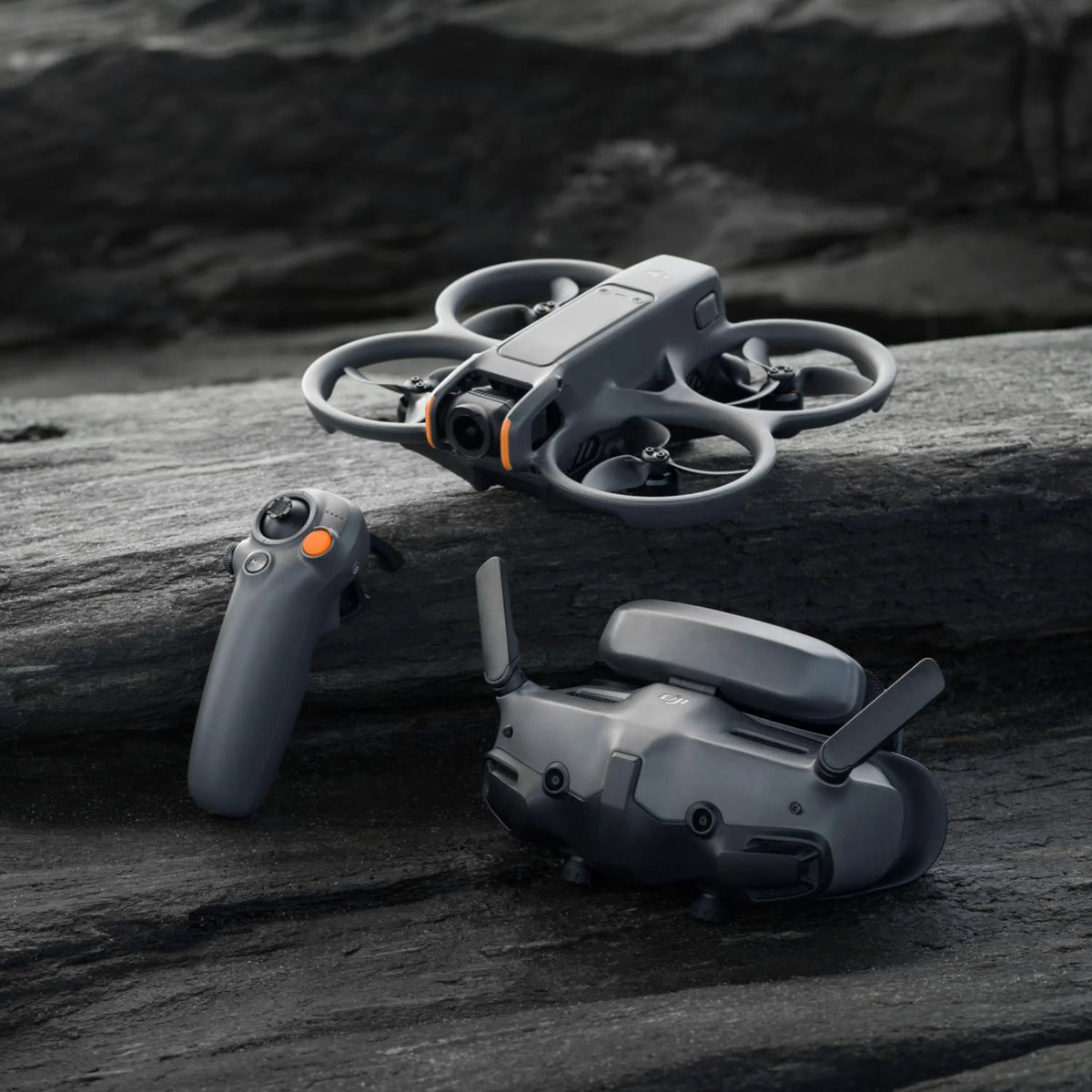 FPV Drone Fly More Combo (3 Batteries) with Camera 4K Includes Goggles 3 and RC Motion 3, Built-in Propeller Guard T785
