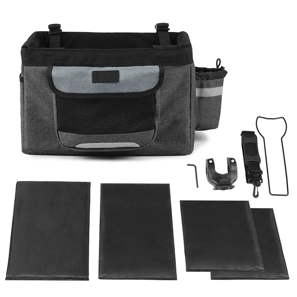 Bike Handlebar Removable Small Pet Cat Carrier Y641580