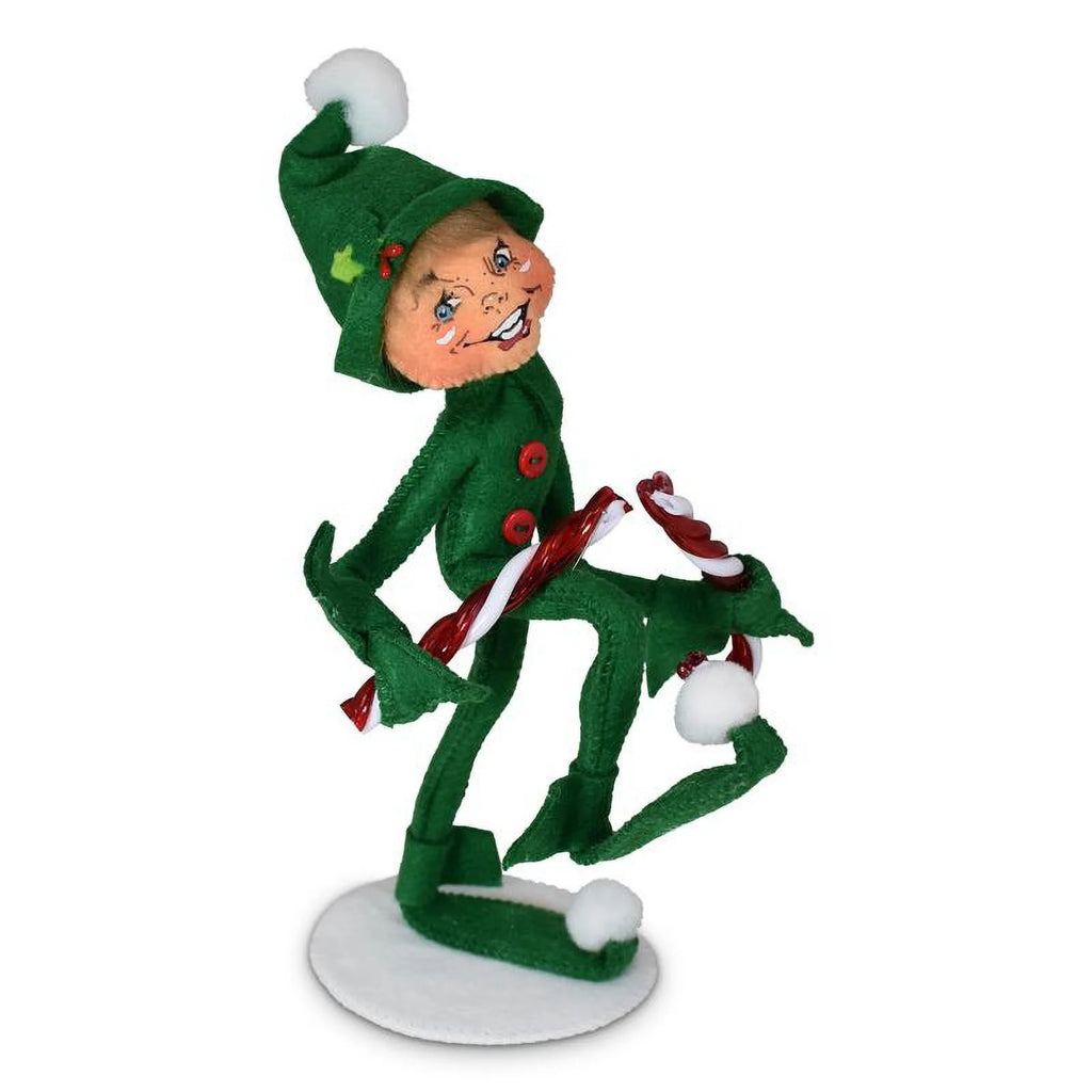 9in Candy Cane Elf Plush with Tag K294
