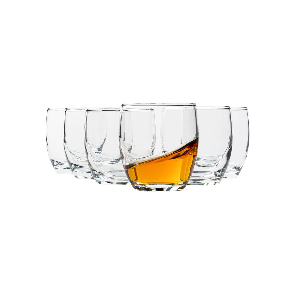 8.3 Ounce Clear Glass Tumblers Set of Six K927199