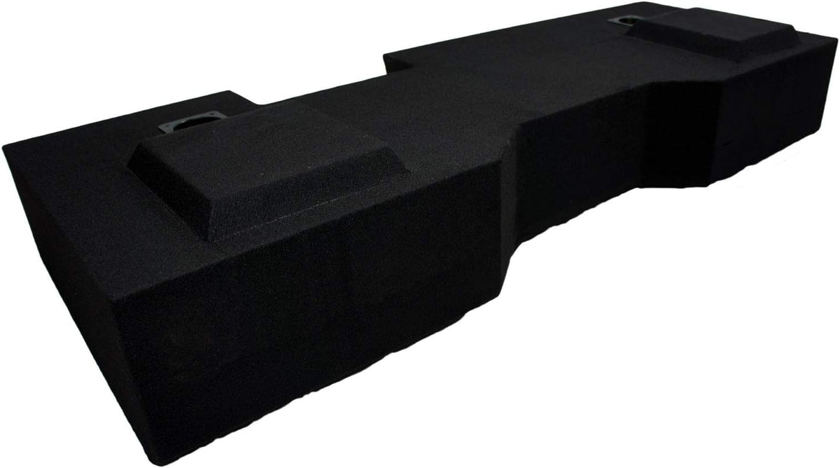 Dual 12" Sub Box Subwoofer Enclosure for Chevy Silverado Crew Cab Truck P90145