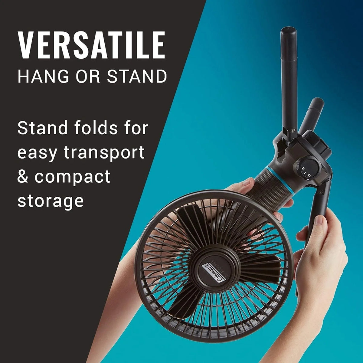 Black Multi-Speed Fan and Battery C77404