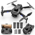 6K HD Camera Drone with 3 Batteries Black E410731