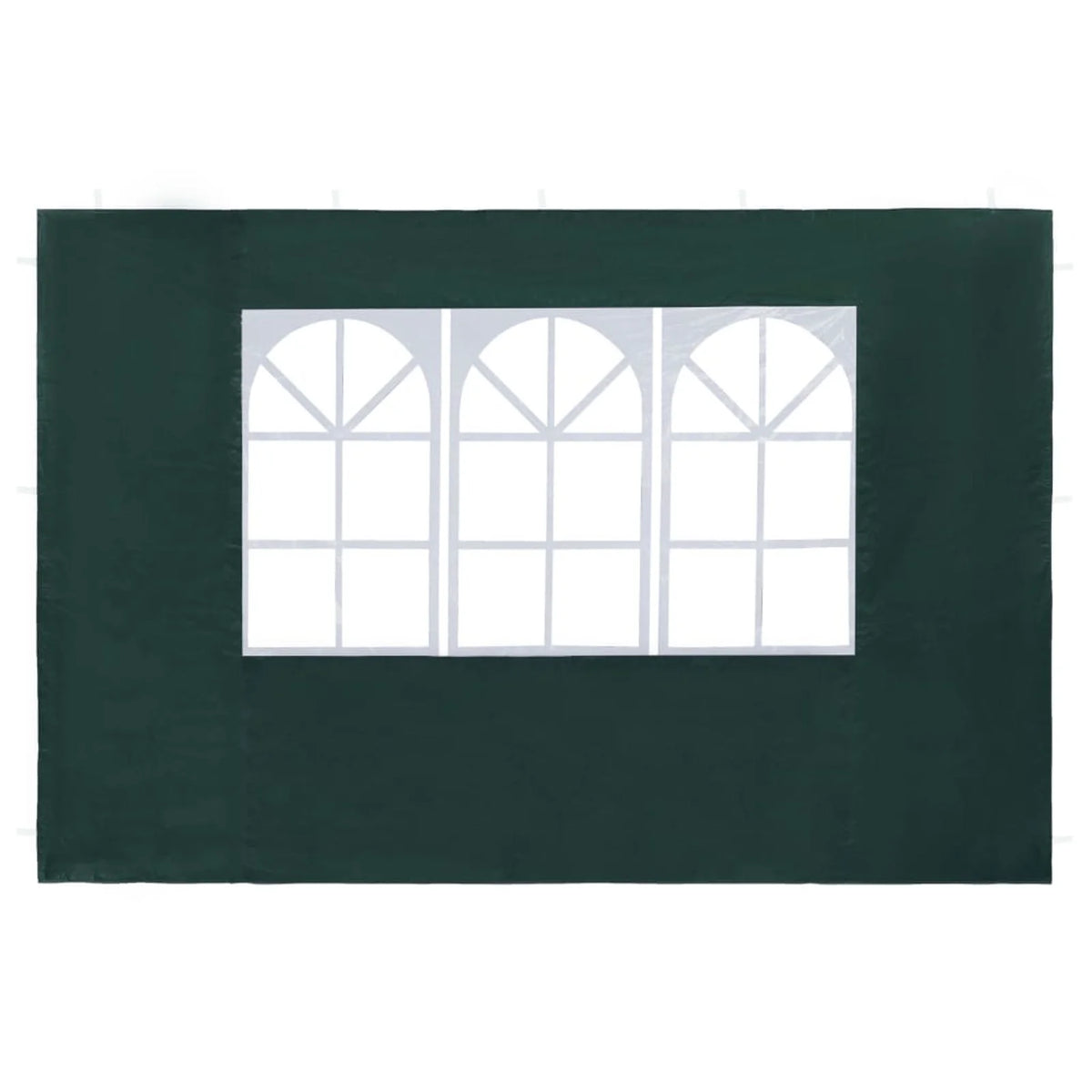 Green PE Party Tent Sidewall 2 pcs with Window J880