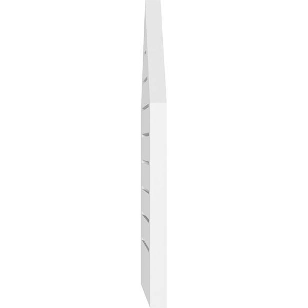 Peaked Top Surface Mount PVC Gable Vent X742