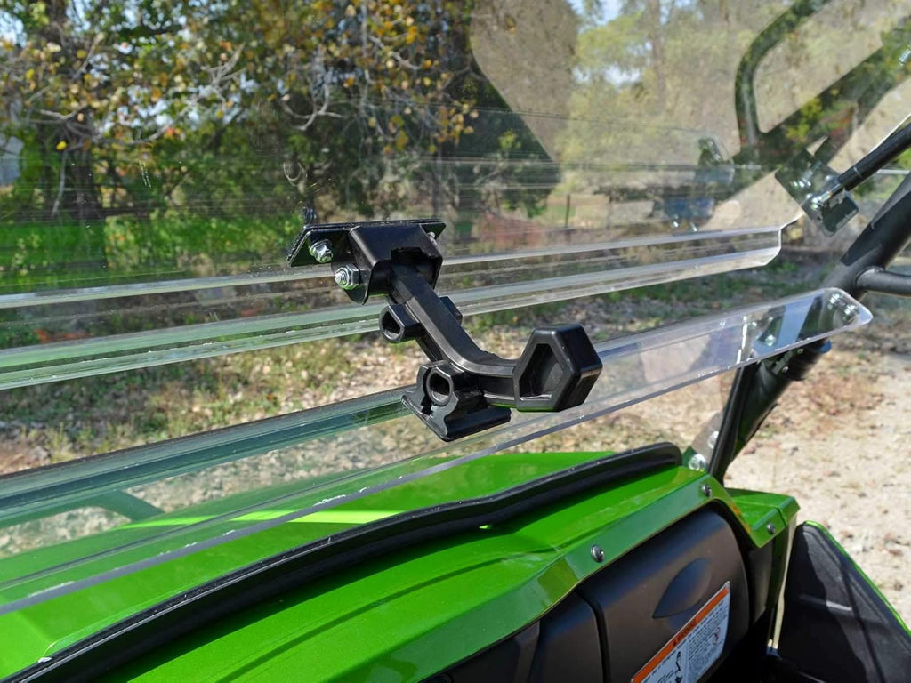 Scratch-Resistant Flip Windshield for Kawasaki Teryx 4 750/800 / 4 800, 1/4 Thick Polycarbonate M3071