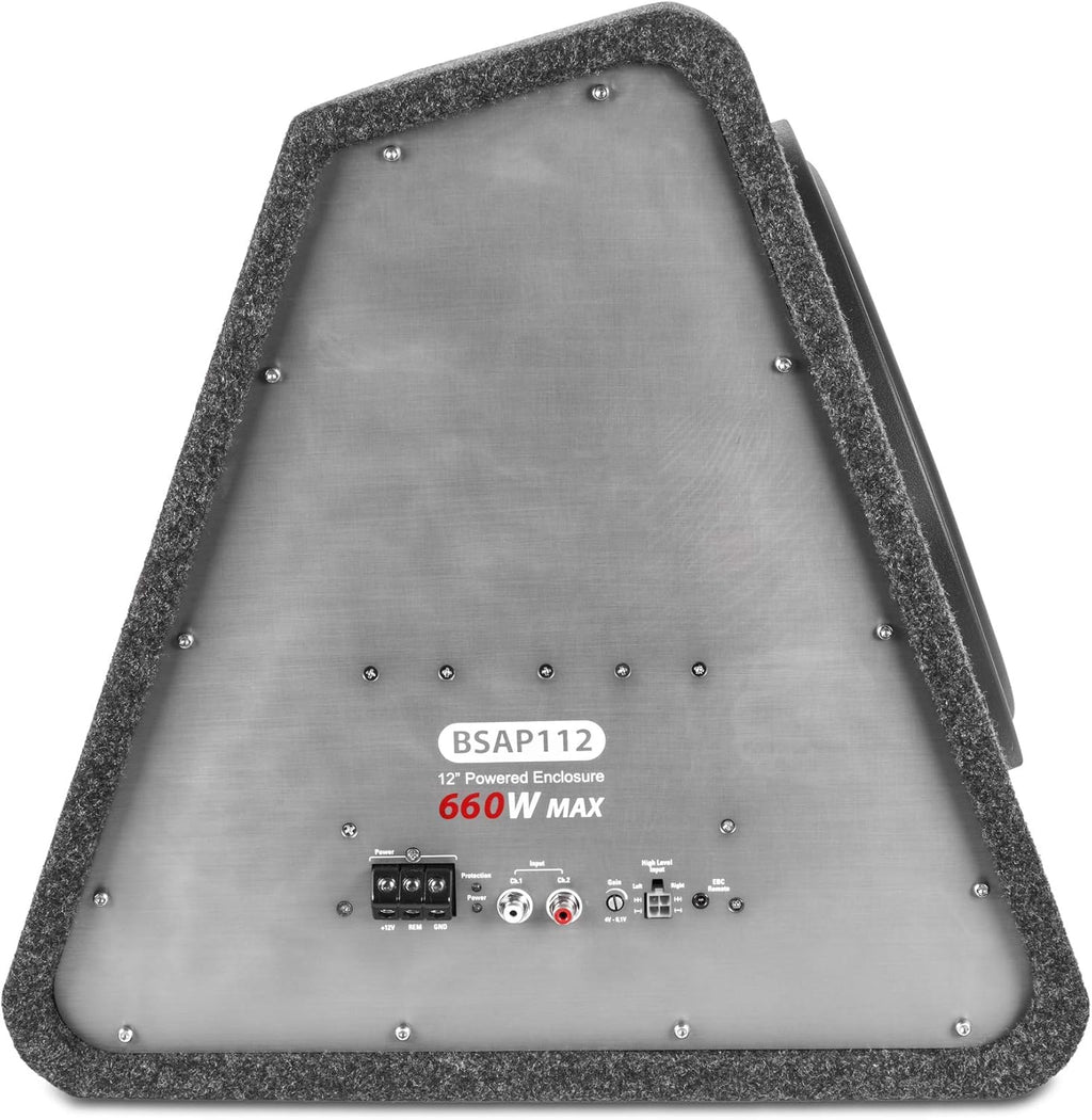 12" Powered Vented Subwoofer Enclosure with Built-in Amplifier Q6941
