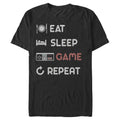 Men's Graphic Tee Black 4X Big Tall V587