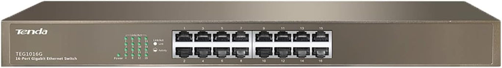 16-Port Gigabit Ethernet Switch Metal Fanless Unmanaged Pack of 2 X70264