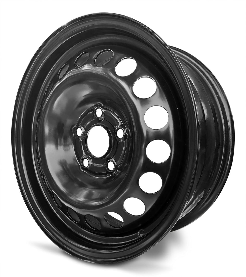Black 15 Inch 5 Lug Steel Rim O70807