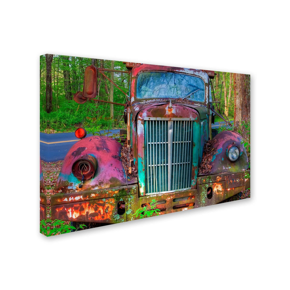 Bob Rouse Tow Truck Front Canvas K1381