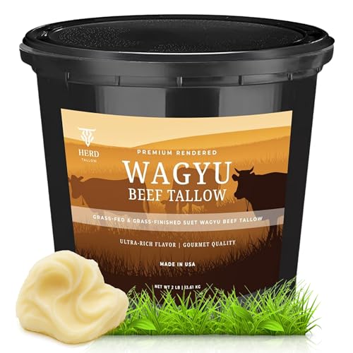 Grass Fed Grass Finished Wagyu Beef Tallow 2 LB X605756