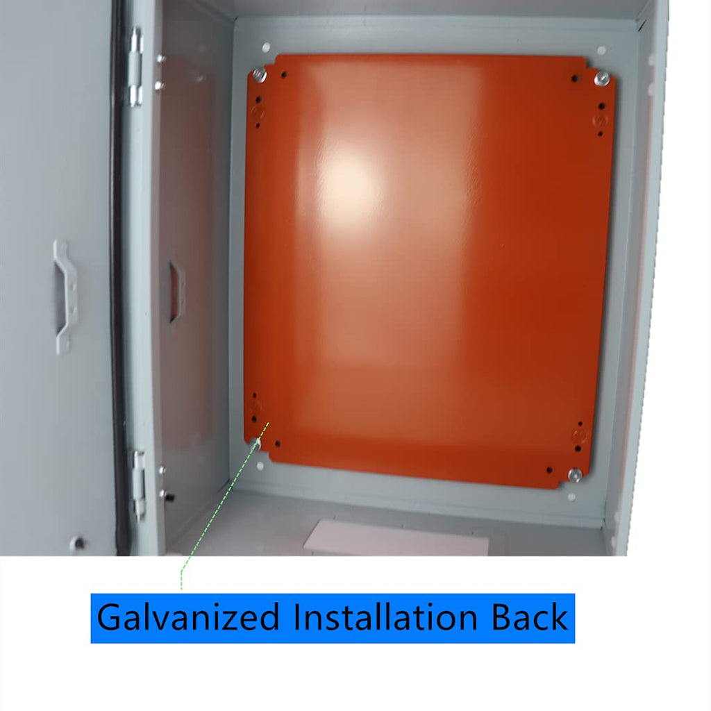 Cold Rolled Steel Electrical Box 16 x 12 x 8 IP65 Weatherproof X8299