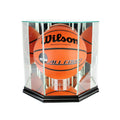 Black Octagon Basketball Display Case E586