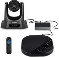 All-in-One Video and Audio Conferencing Camera System 10X Optical Zoom USB PTZ Conference Room Camera with Expansion Microphones F669494
