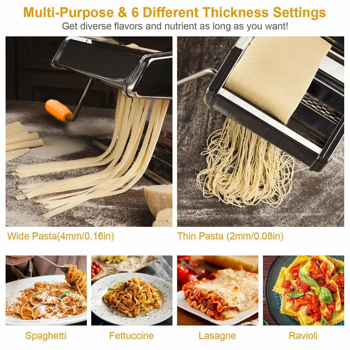 6" Stainless Steel Pasta Maker K14803