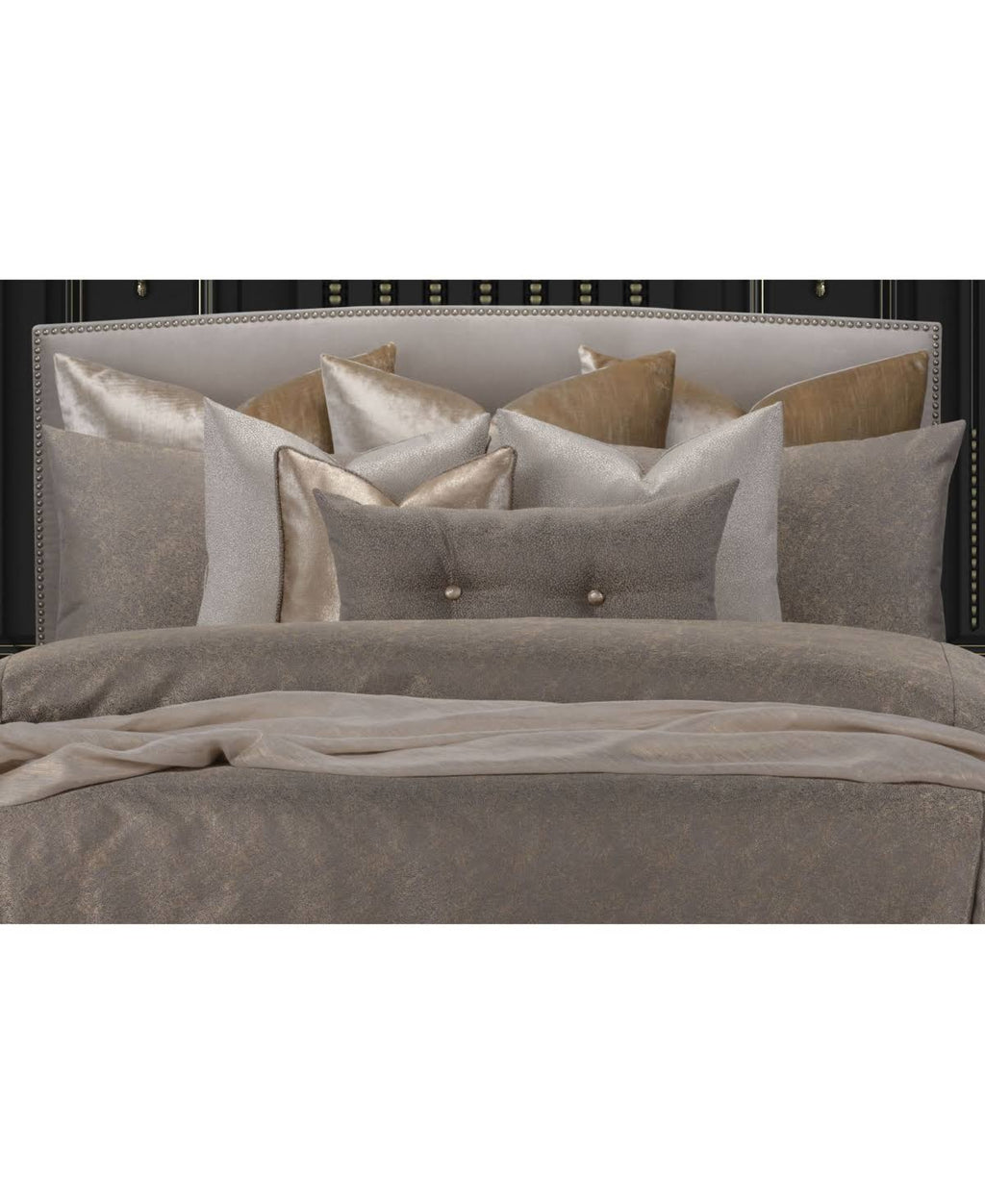Bronze Gold Luxury Bedding Set S733