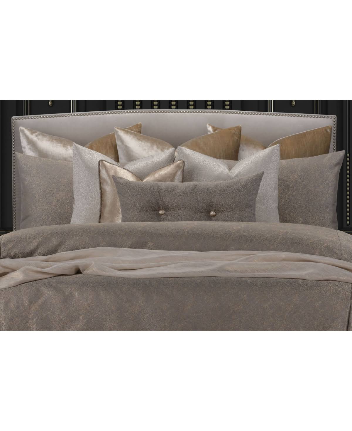 Bronze Gold Luxury Bedding Set S733