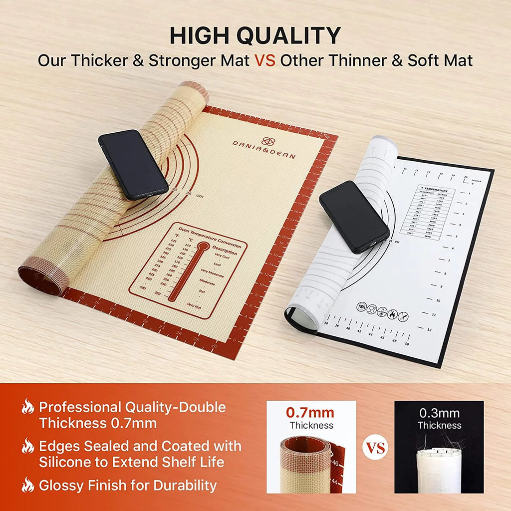 Extra Thick Large Non Stick Silicone Baking Mat D441