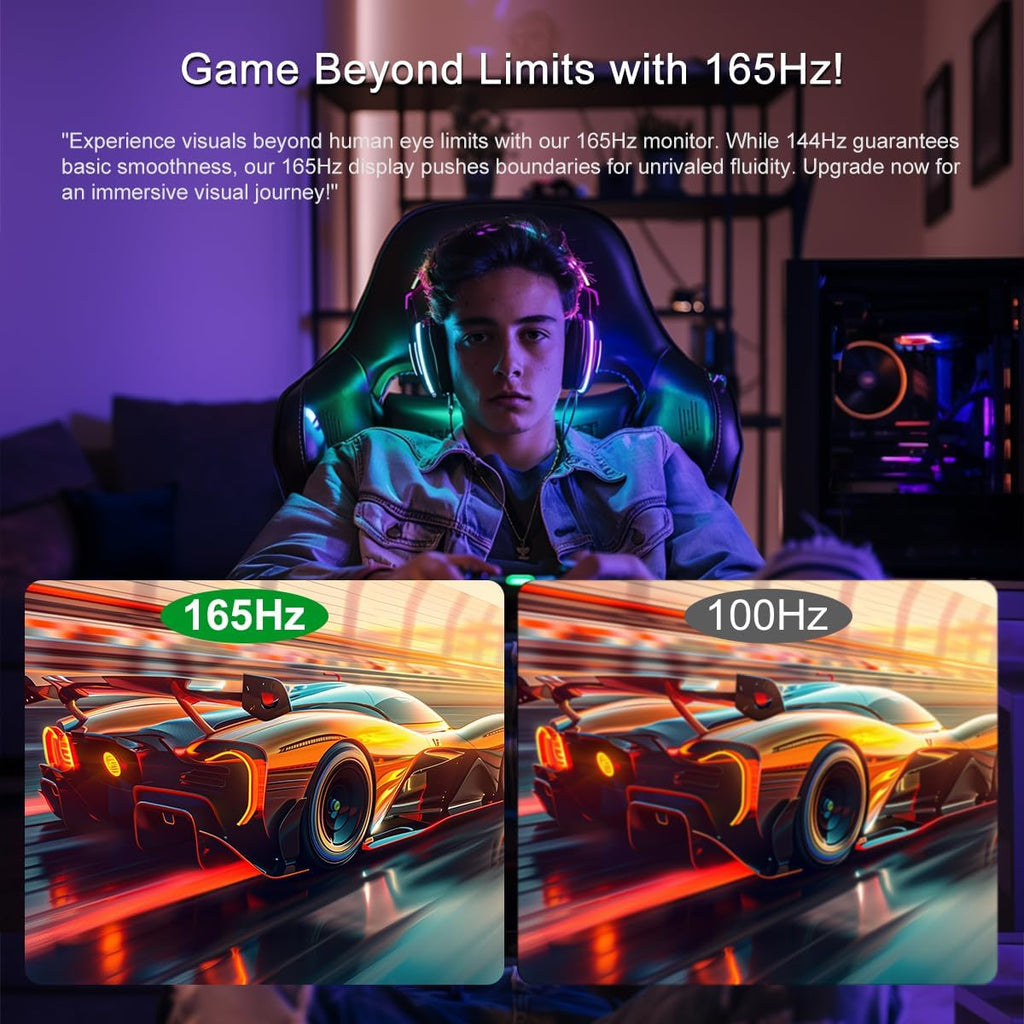 34 Inch Ultrawide Curved UWQHD 165Hz Frameless Gaming Monitor K426577