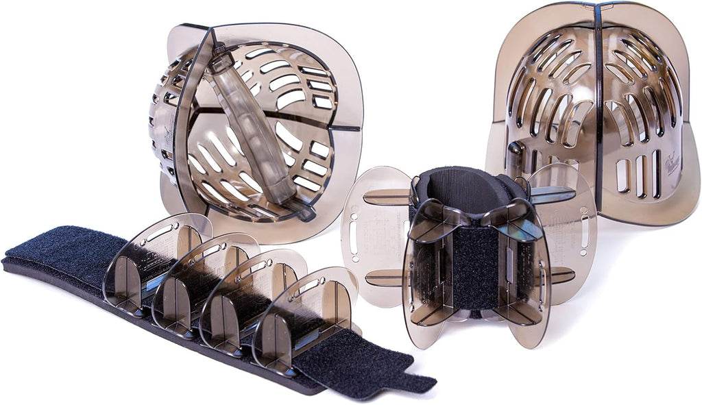 AquaLogix Total Body Pool Fitness System - Upper Body Aquatic Bells & Lower Body Fins - Full Body Pool Workout W1762