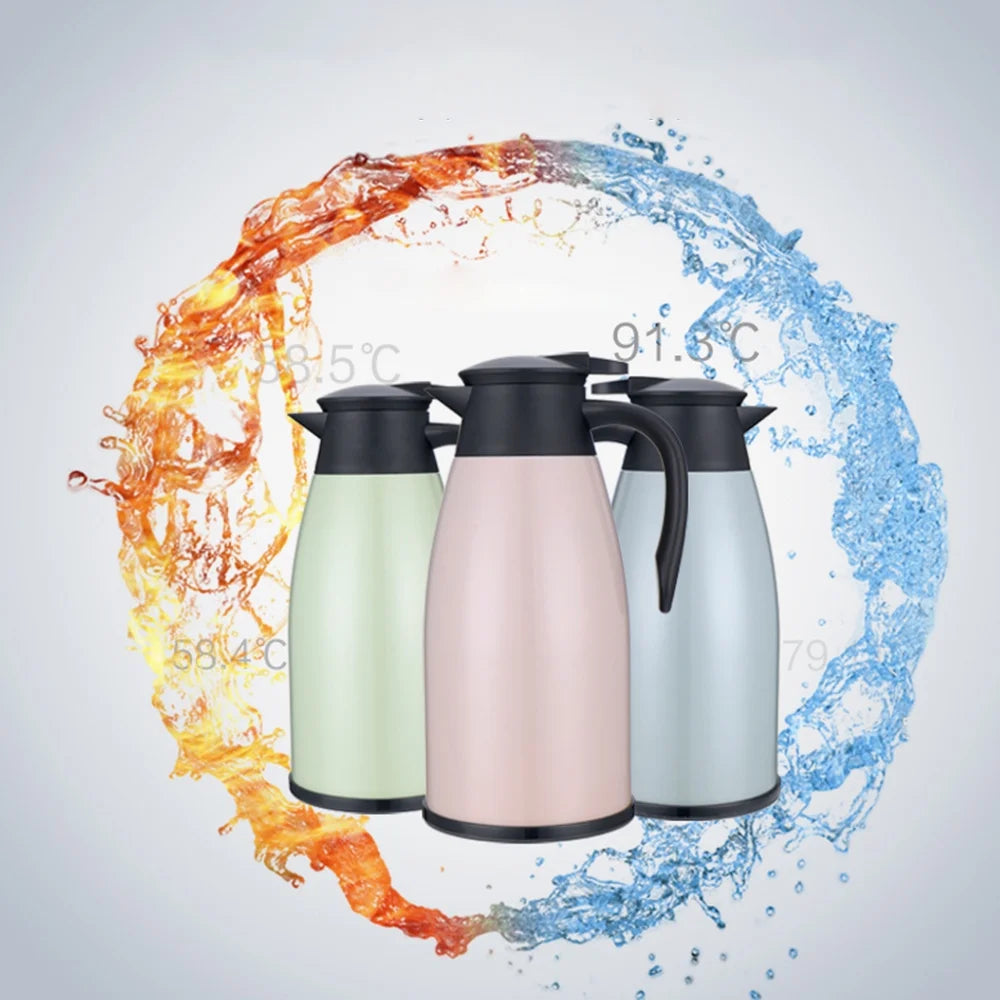 Stainless Steel Insulation Bottle Double Walled Flask 2L Y18131