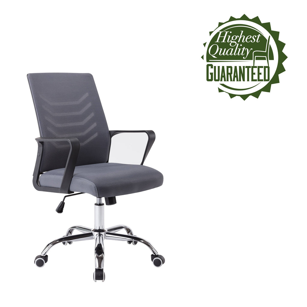 Adjustable Swivel Office Chair Black M348
