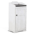 White Rectangular Trash Box I774398