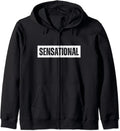 Graphic Zip Hoodie Q6353
