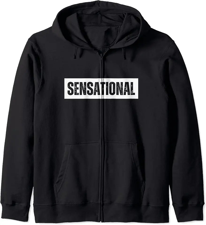 Graphic Zip Hoodie Q6353