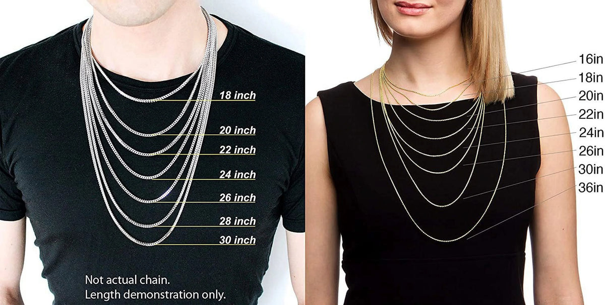 14K Yellow Gold 2.5mm Ball Bead Moon Cut Chain Necklace M2667